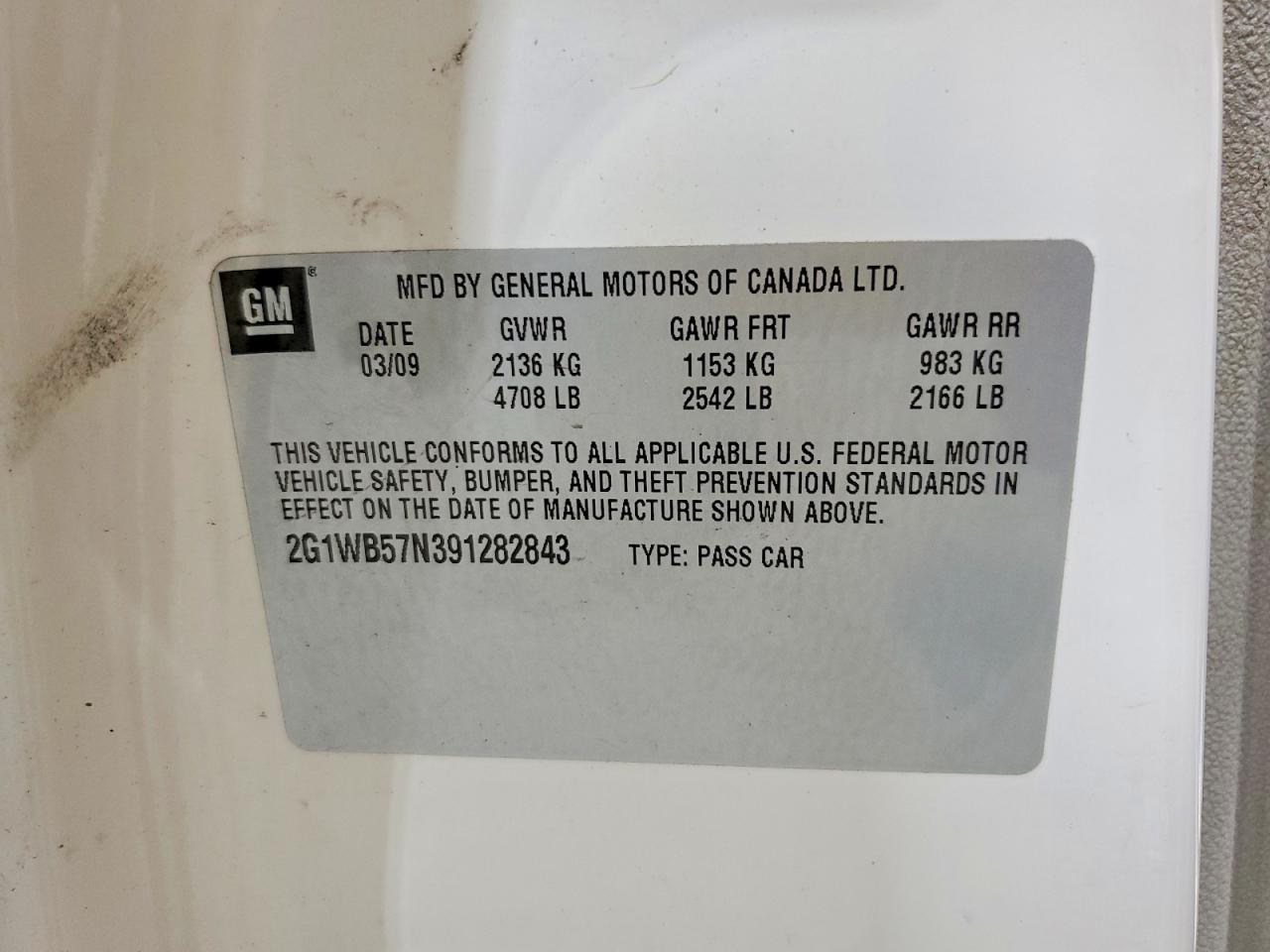 2009 CHEVROLET IMPALA LS photo 37