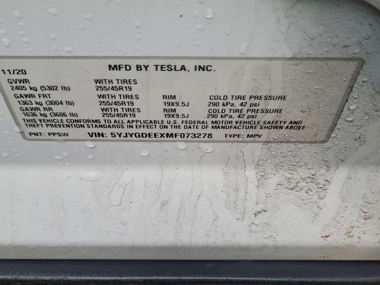 2021 TESLA MODEL Y photo 34