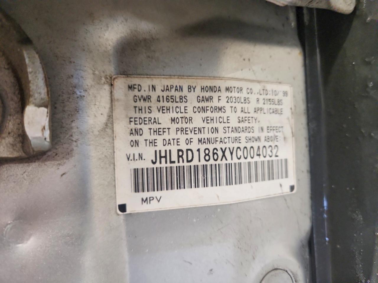 2000 HONDA CR-V EX photo 25
