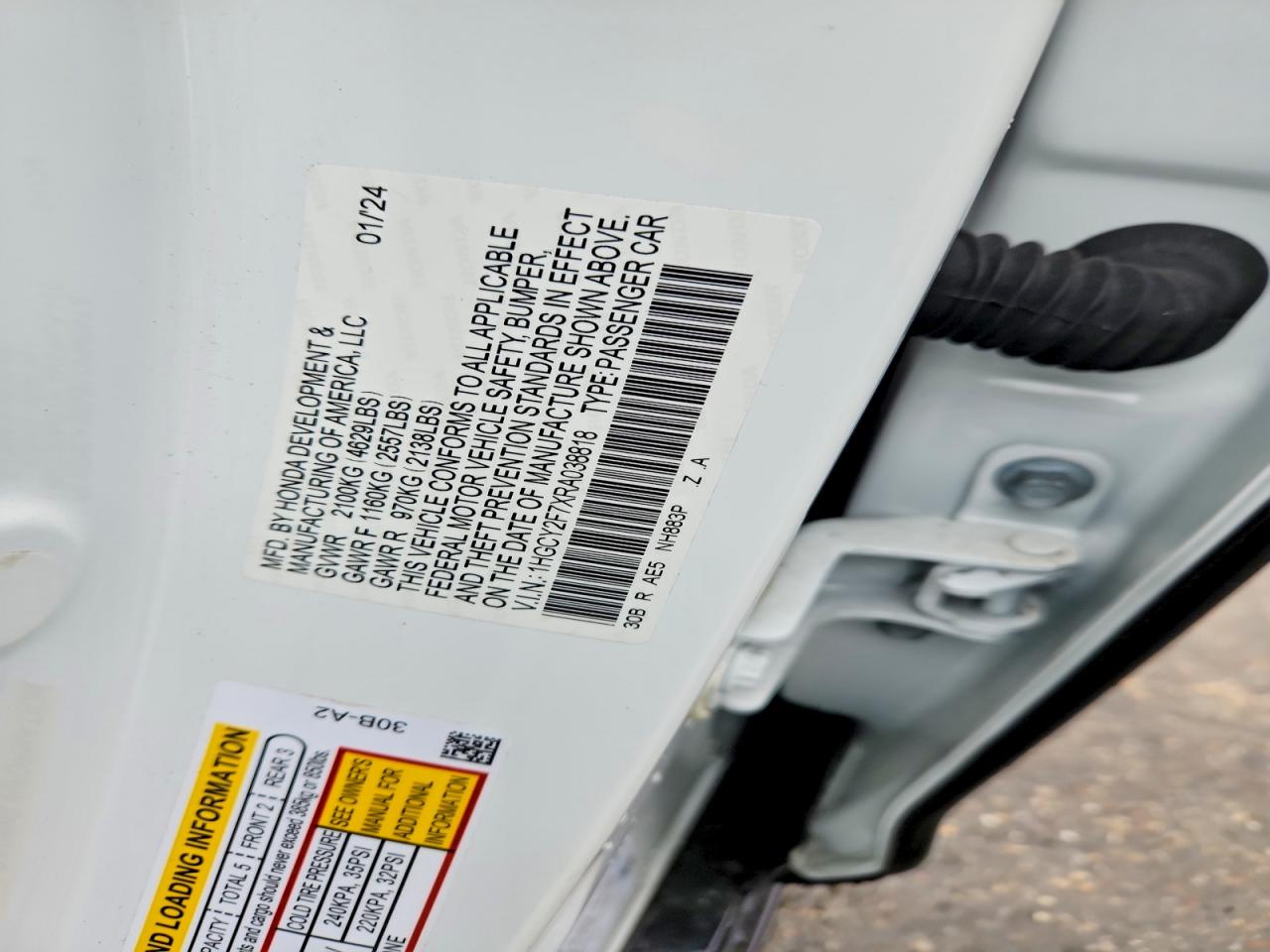 2024 HONDA ACCORD HYBRID SPORT-L photo 23