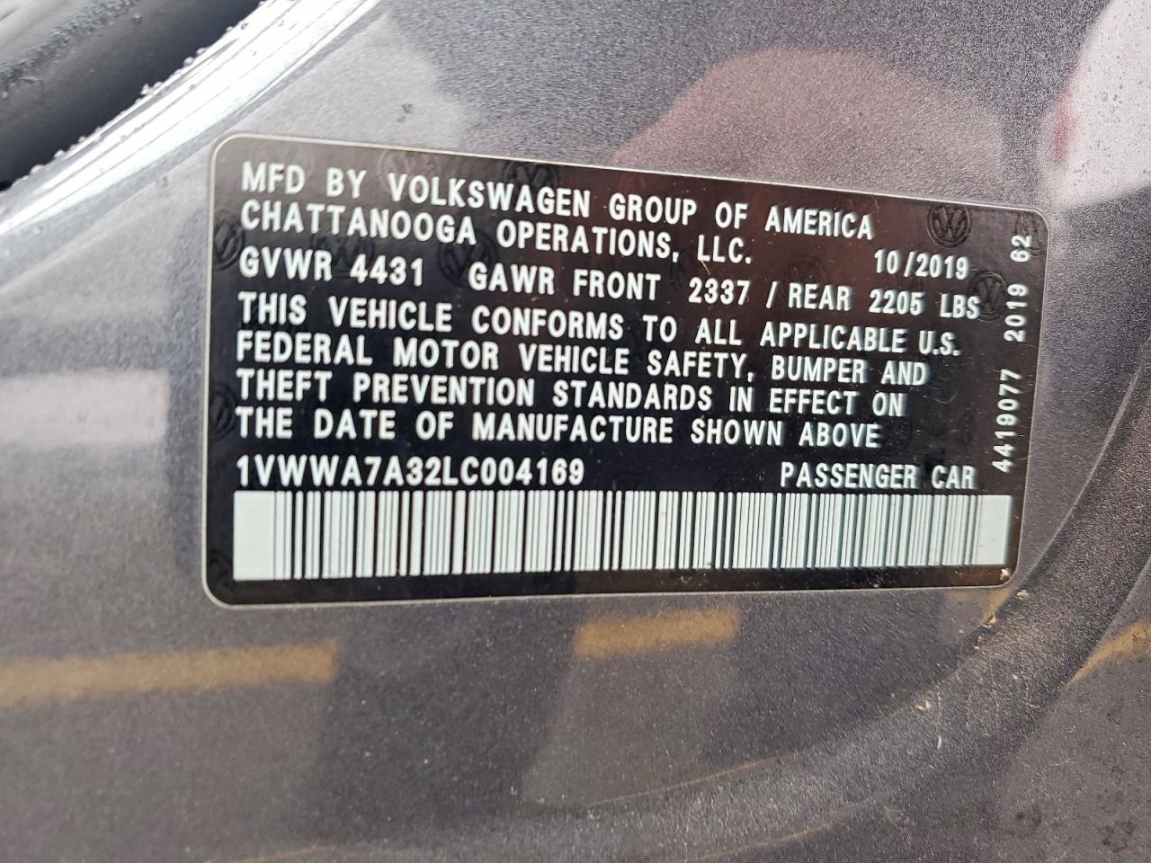 2020 VOLKSWAGEN PASSAT SE photo 23