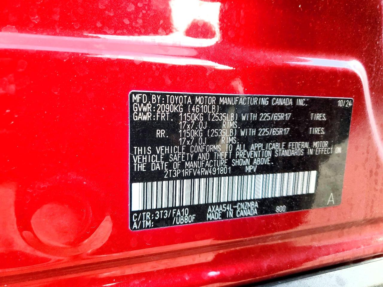 2024 TOYOTA RAV4 XLE photo 37