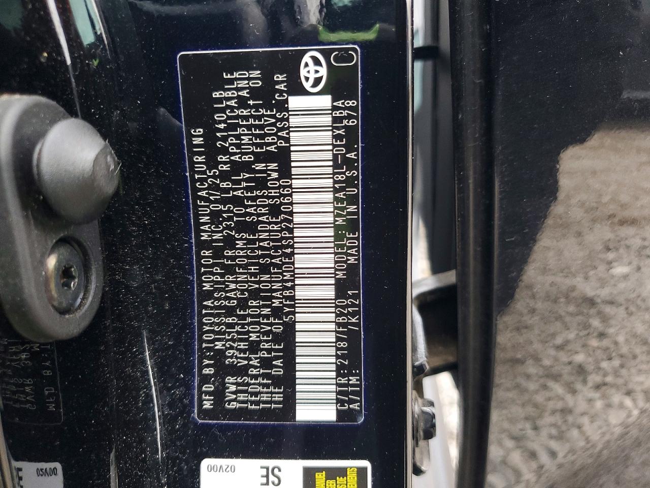 2025 TOYOTA COROLLA photo 23