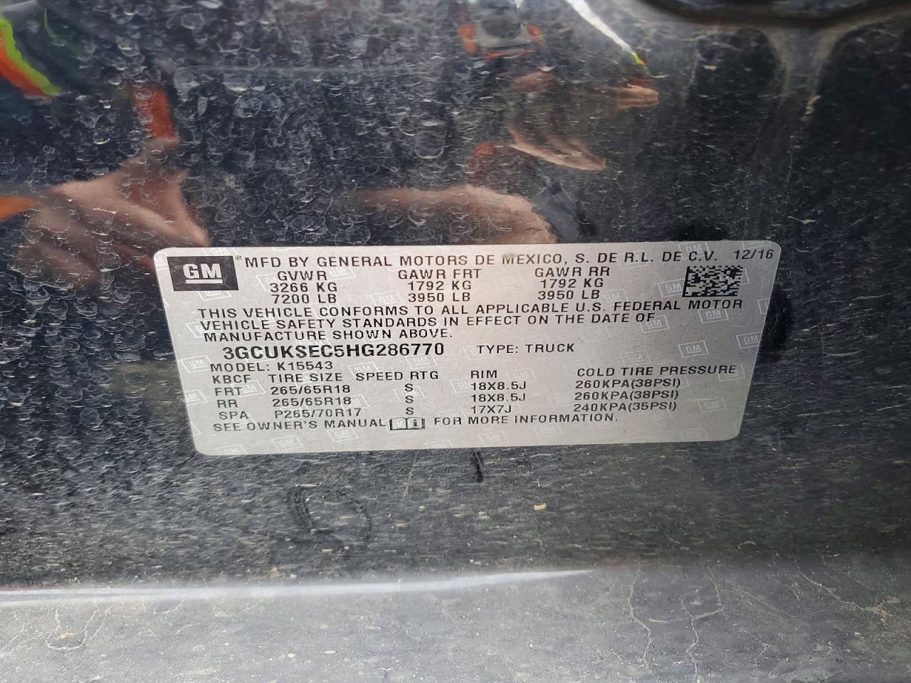 2017 CHEVROLET SILVERADO K1500 LTZ photo 23