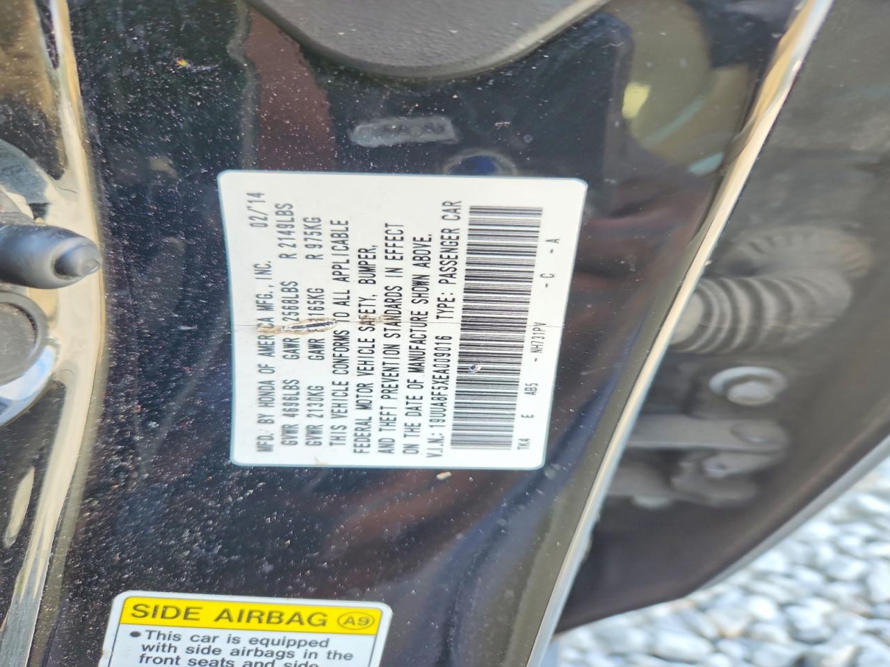 2014 ACURA TL TECH photo 23