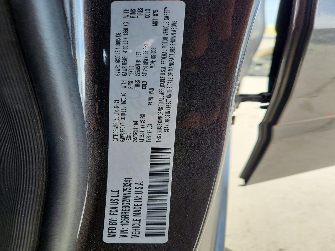 2021 RAM 1500 BIG HORN photo 25