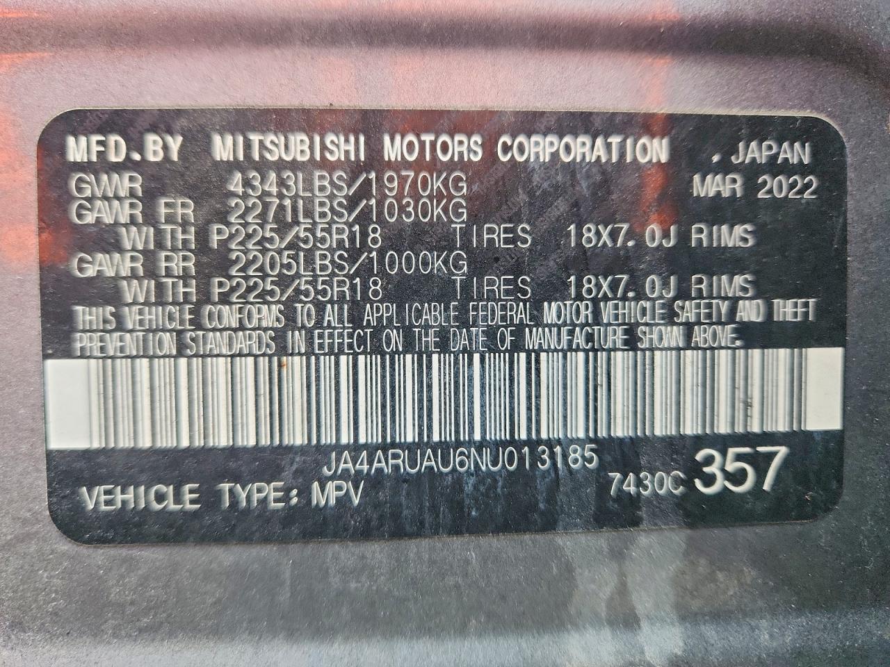 2022 MITSUBISHI OUTLANDER SPORT ES photo 25