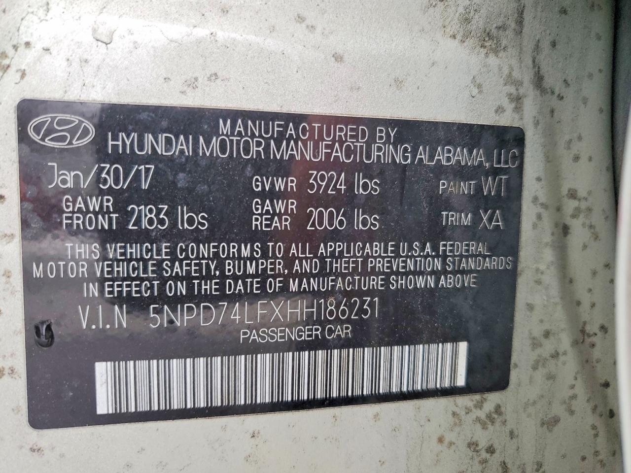 2017 HYUNDAI ELANTRA SE photo 34