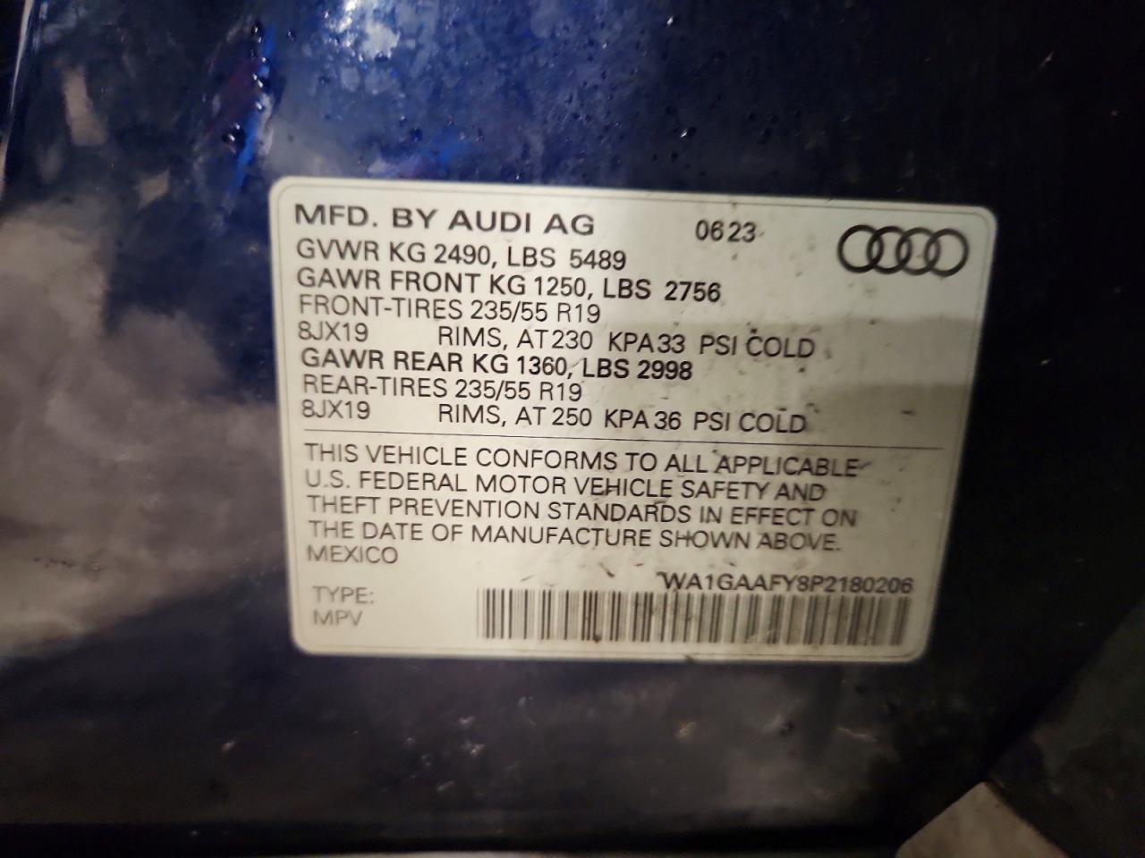 2023 AUDI Q5 PREMIUM 45 photo 37