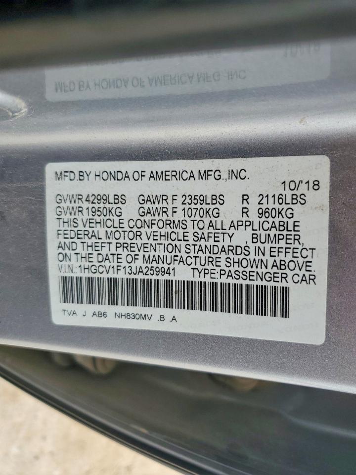 2018 HONDA ACCORD LX photo 25