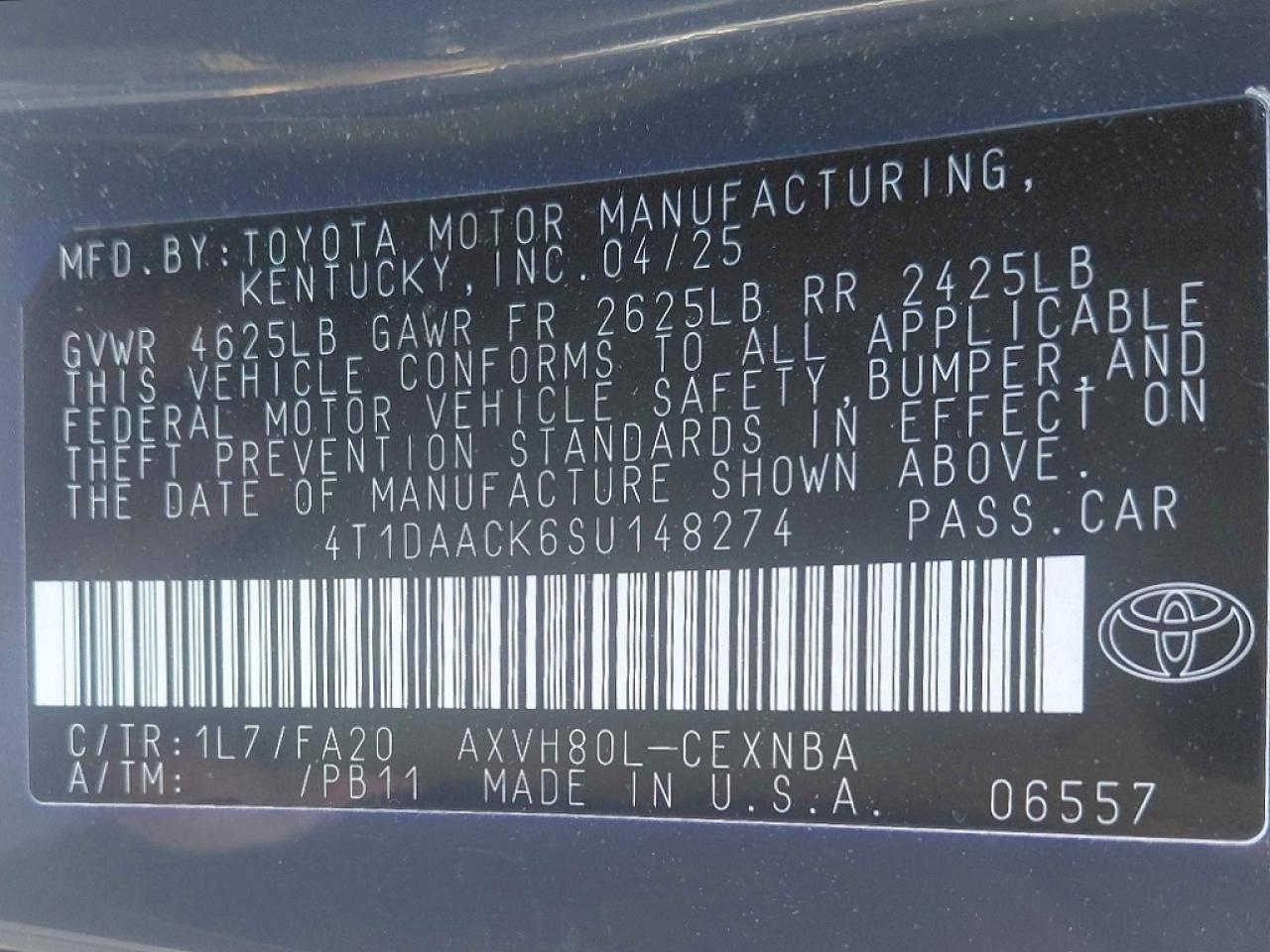 2025 TOYOTA CAMRY XSE photo 10