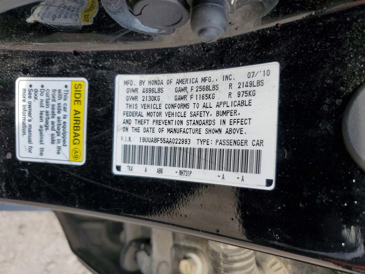 2010 ACURA TL photo 12