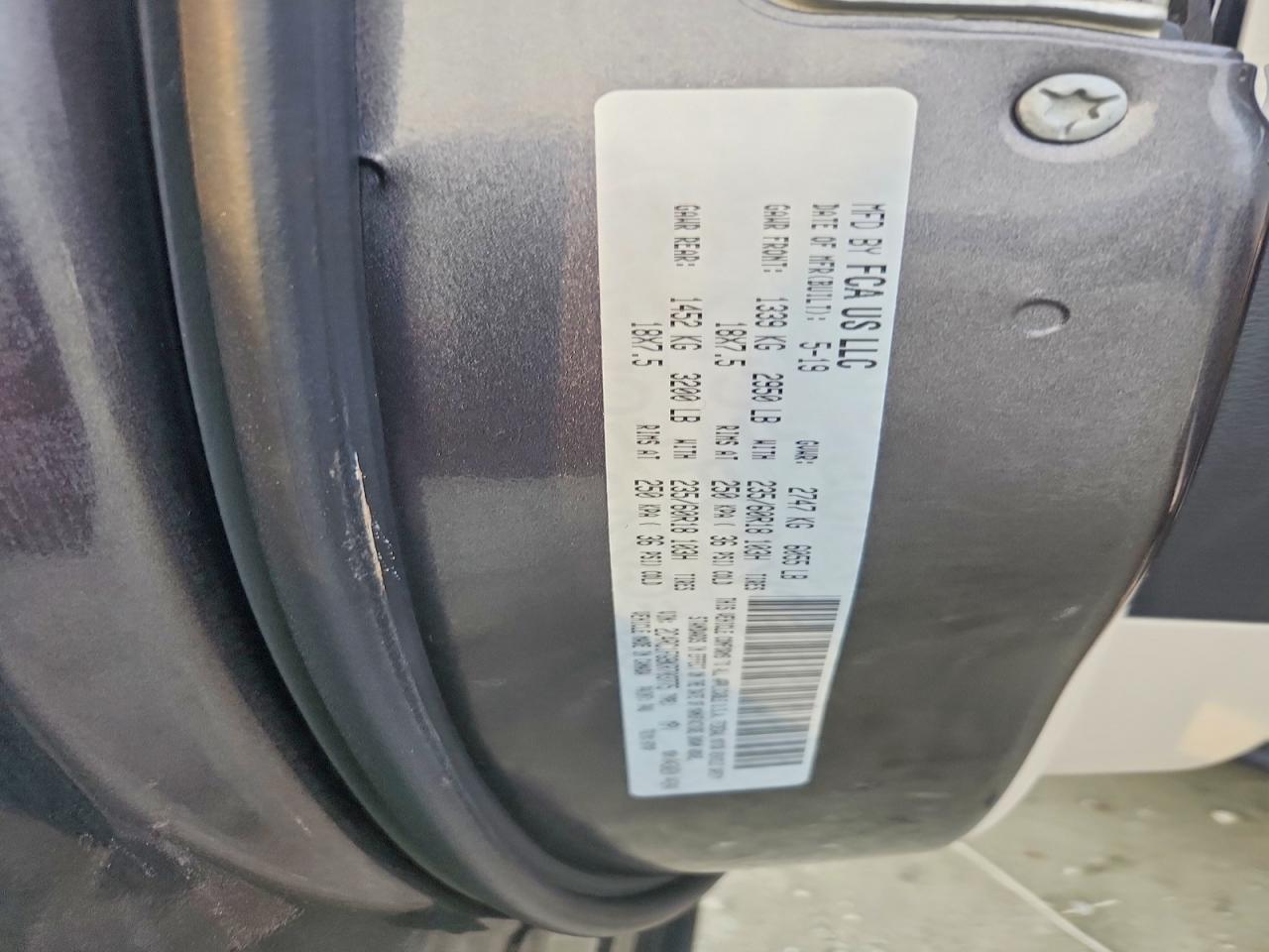 2019 CHRYSLER PACIFICA TOURING PLUS photo 13