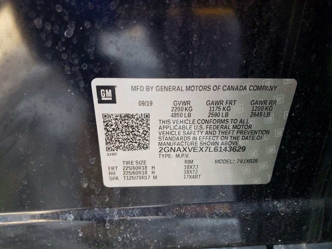 2020 CHEVROLET EQUINOX LT photo 27