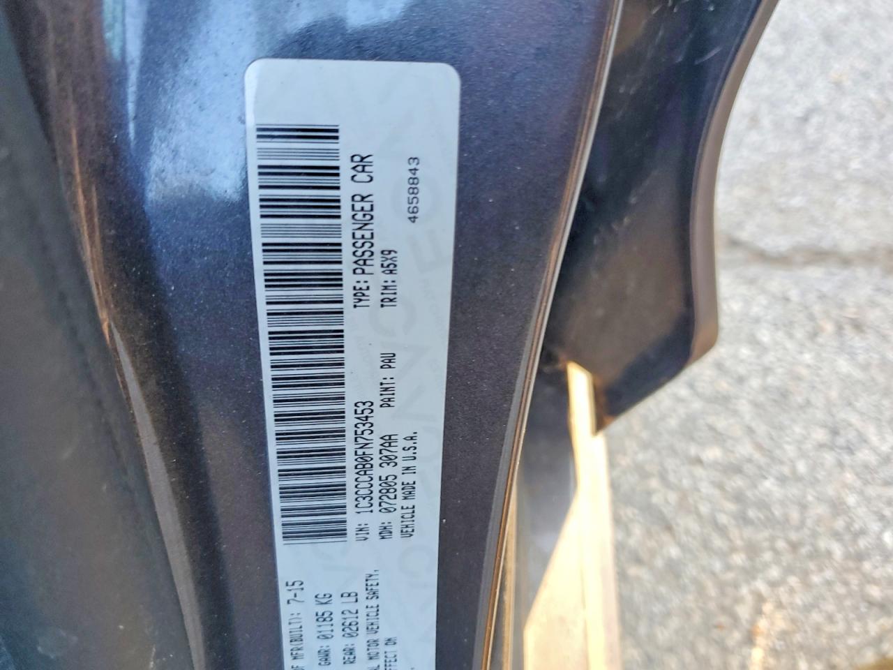 2015 CHRYSLER 200 LIMITED photo 23