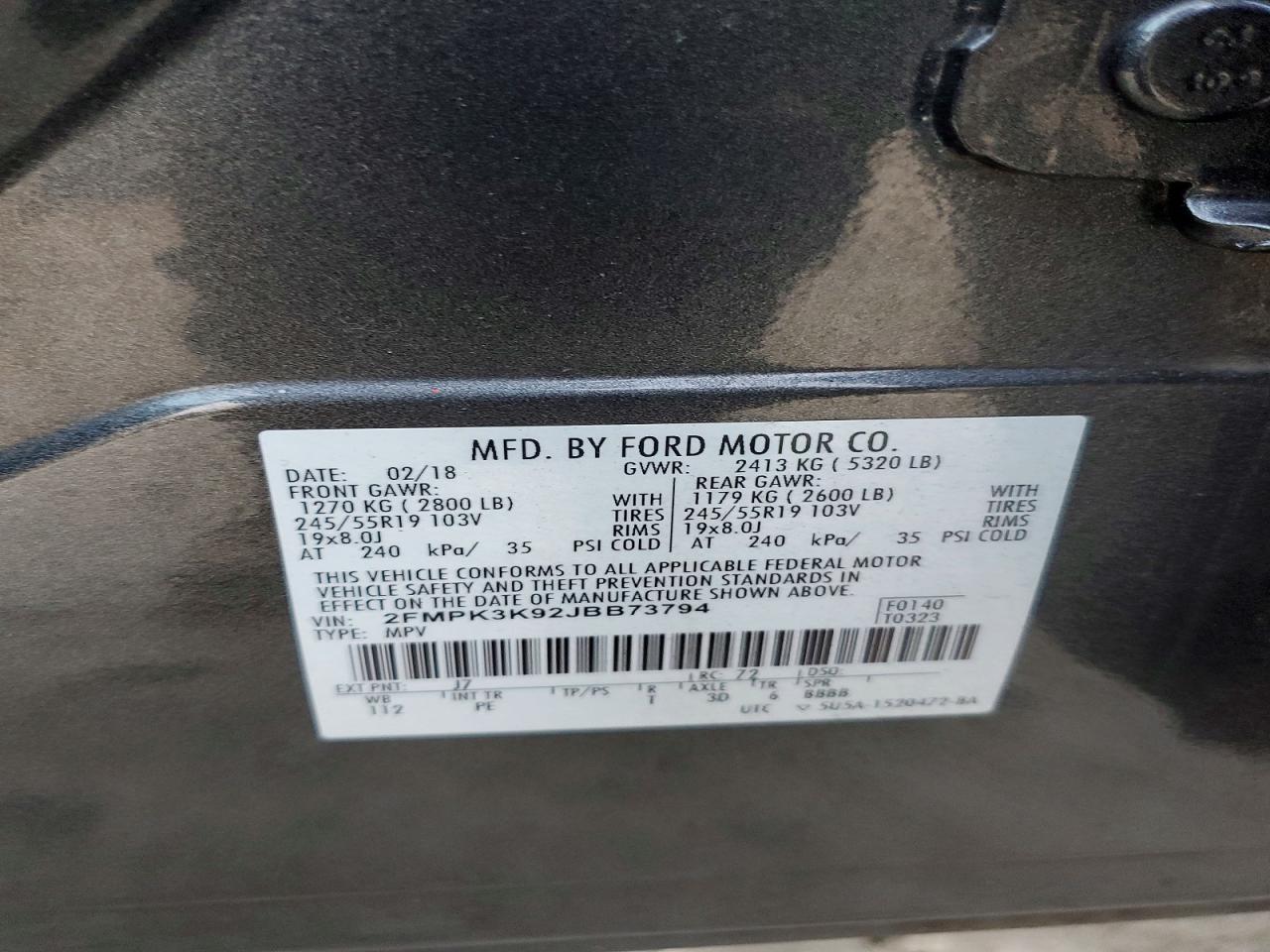 2018 FORD EDGE TITANIUM photo 25