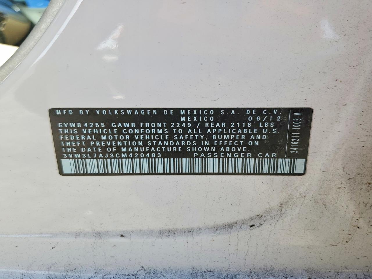 2012 VOLKSWAGEN JETTA TDI photo 23