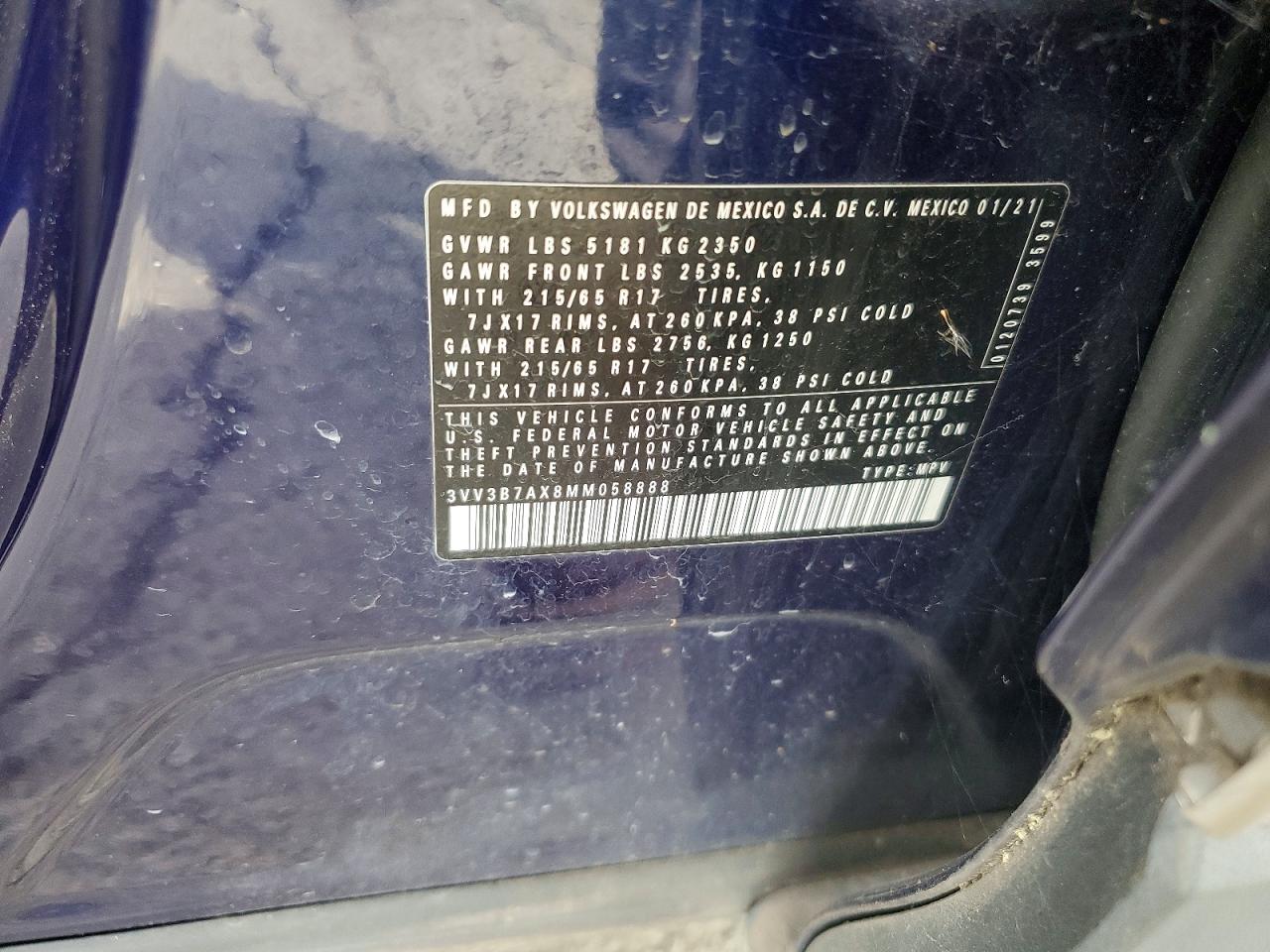 2021 VOLKSWAGEN TIGUAN SE photo 25