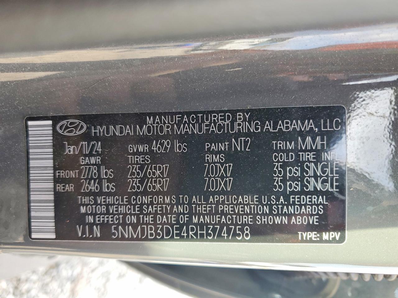 2024 HYUNDAI TUCSON SEL photo 23