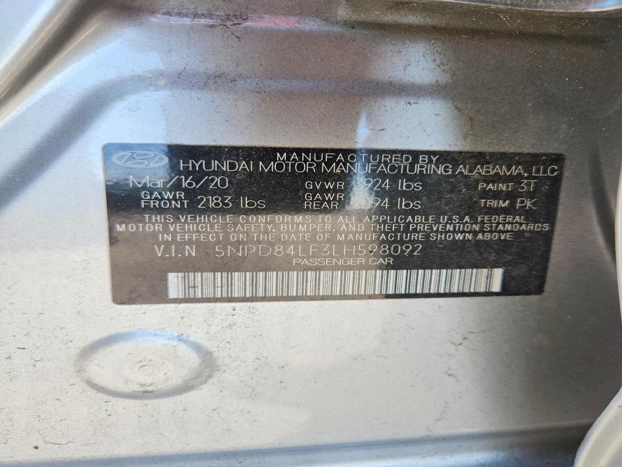 2020 HYUNDAI ELANTRA photo 23