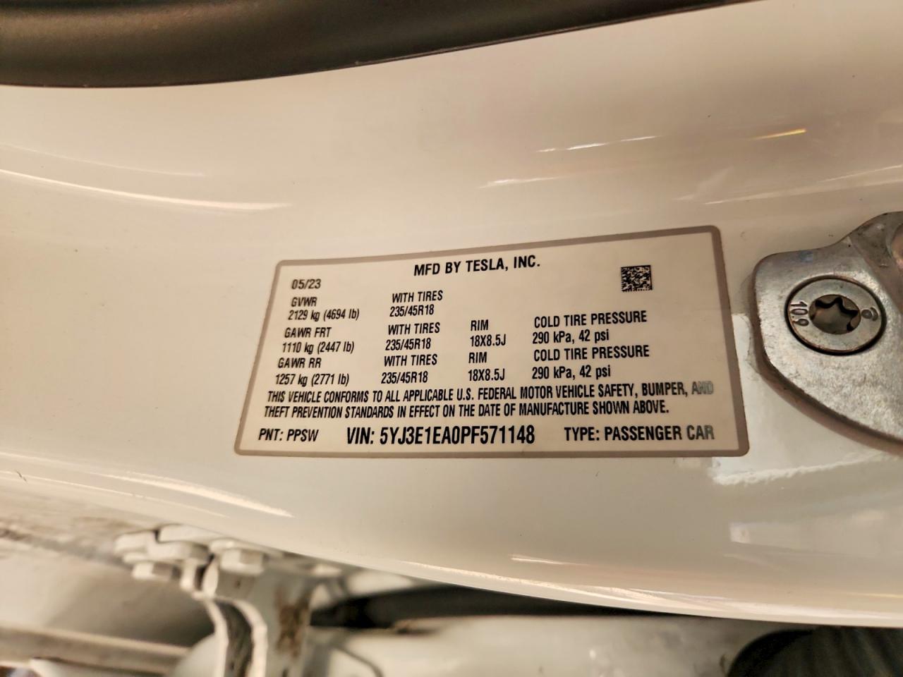 2023 TESLA MODEL 3 photo 25