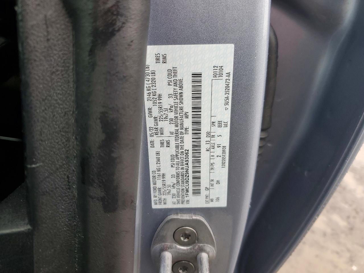 2022 FORD ESCAPE TITANIUM photo 25