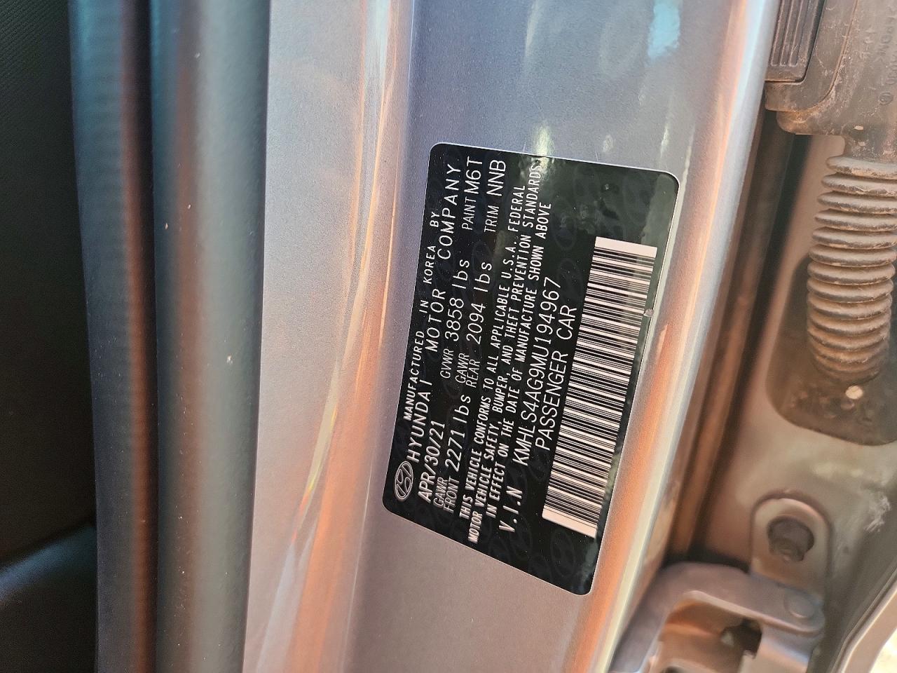 2021 HYUNDAI ELANTRA SEL photo 25