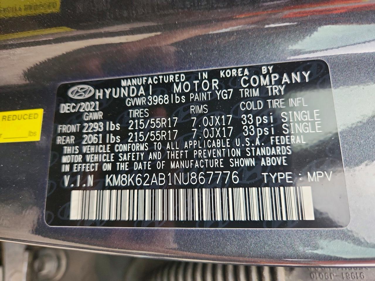 2022 HYUNDAI KONA SEL photo 13
