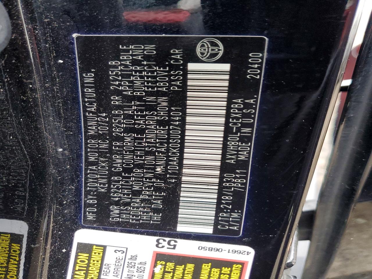 2025 TOYOTA CAMRY XSE photo 23