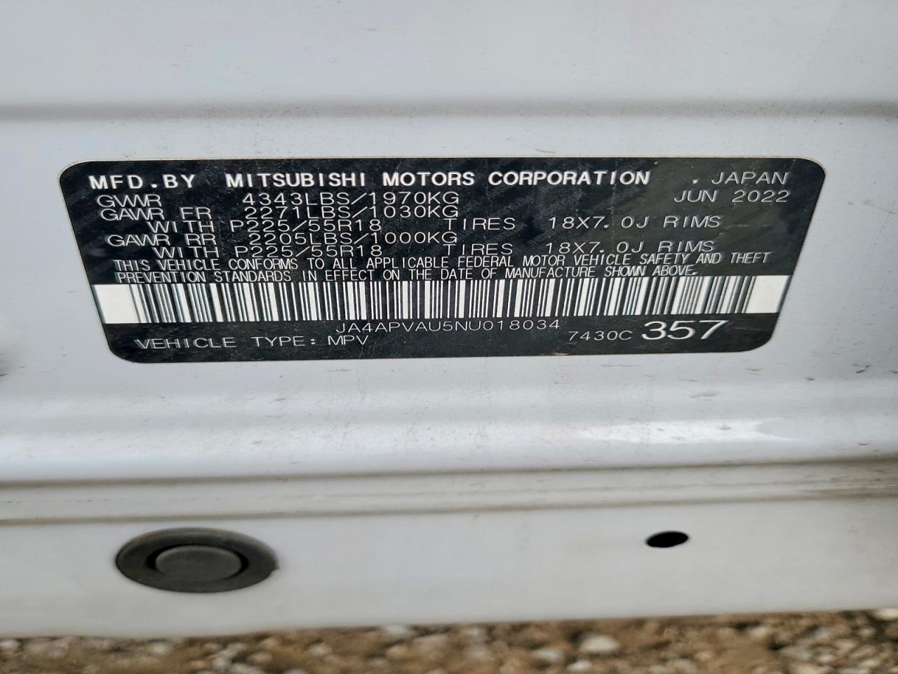 2022 MITSUBISHI OUTLANDER SPORT SE photo 13