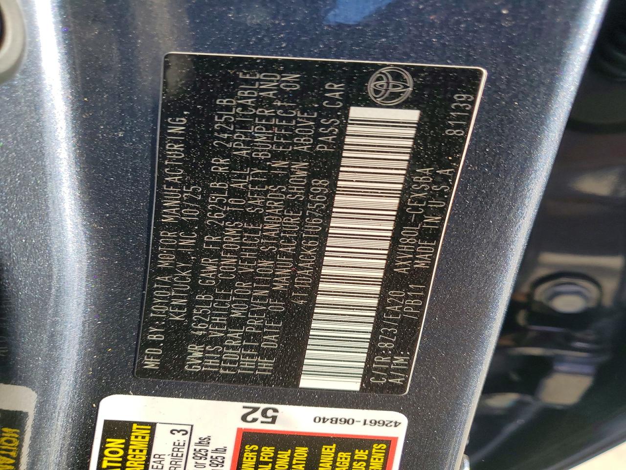 2026 TOYOTA CAMRY SE photo 12