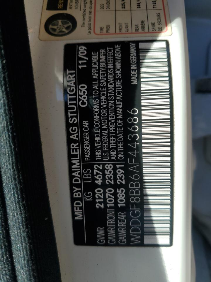 2010 MERCEDES-BENZ C 300 4MATIC photo 12