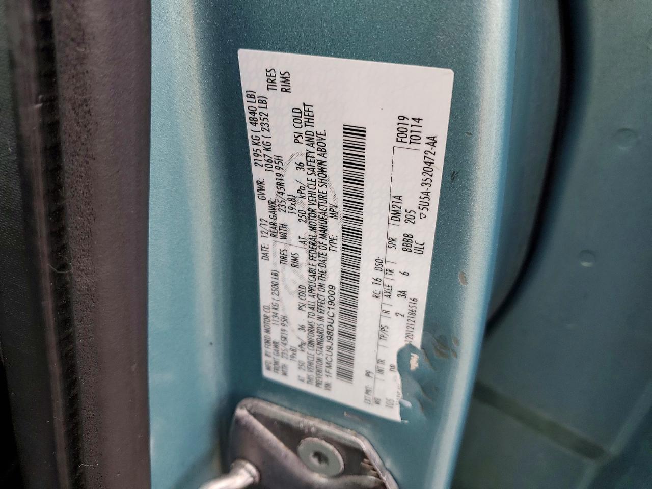 2013 FORD ESCAPE TITANIUM photo 13