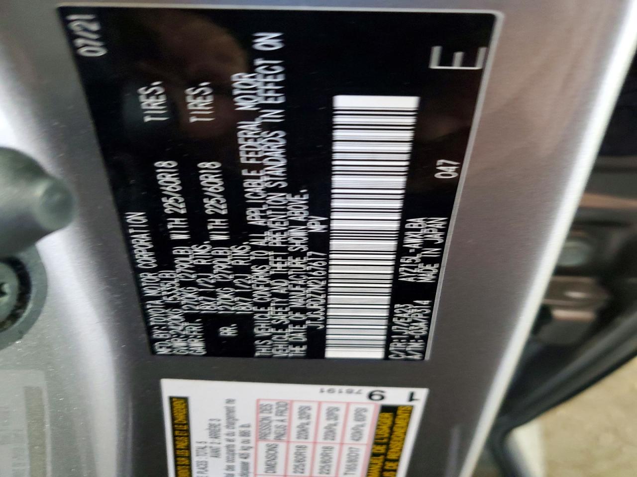2021 LEXUS NX 300H BASE photo 13