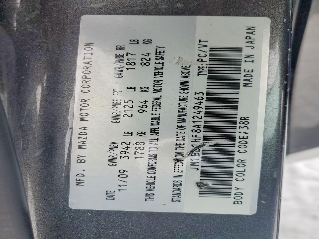 2010 MAZDA 3 I photo 12