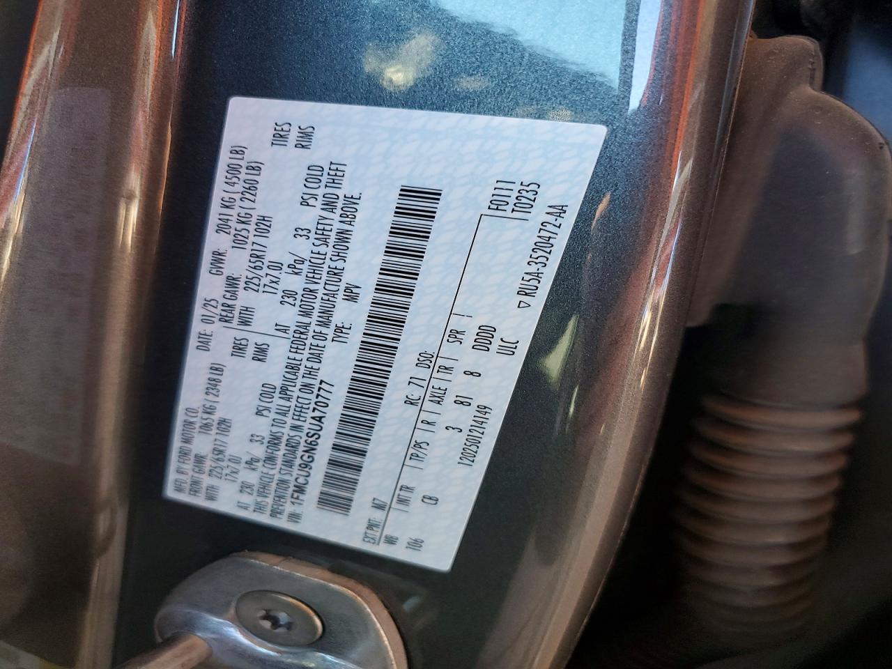 2025 FORD ESCAPE ACTIVE photo 25