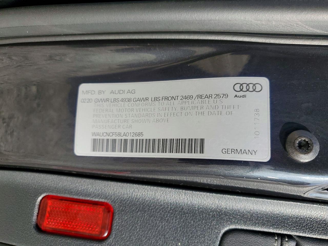 2020 AUDI A5 PREMIUM PLUS photo 12