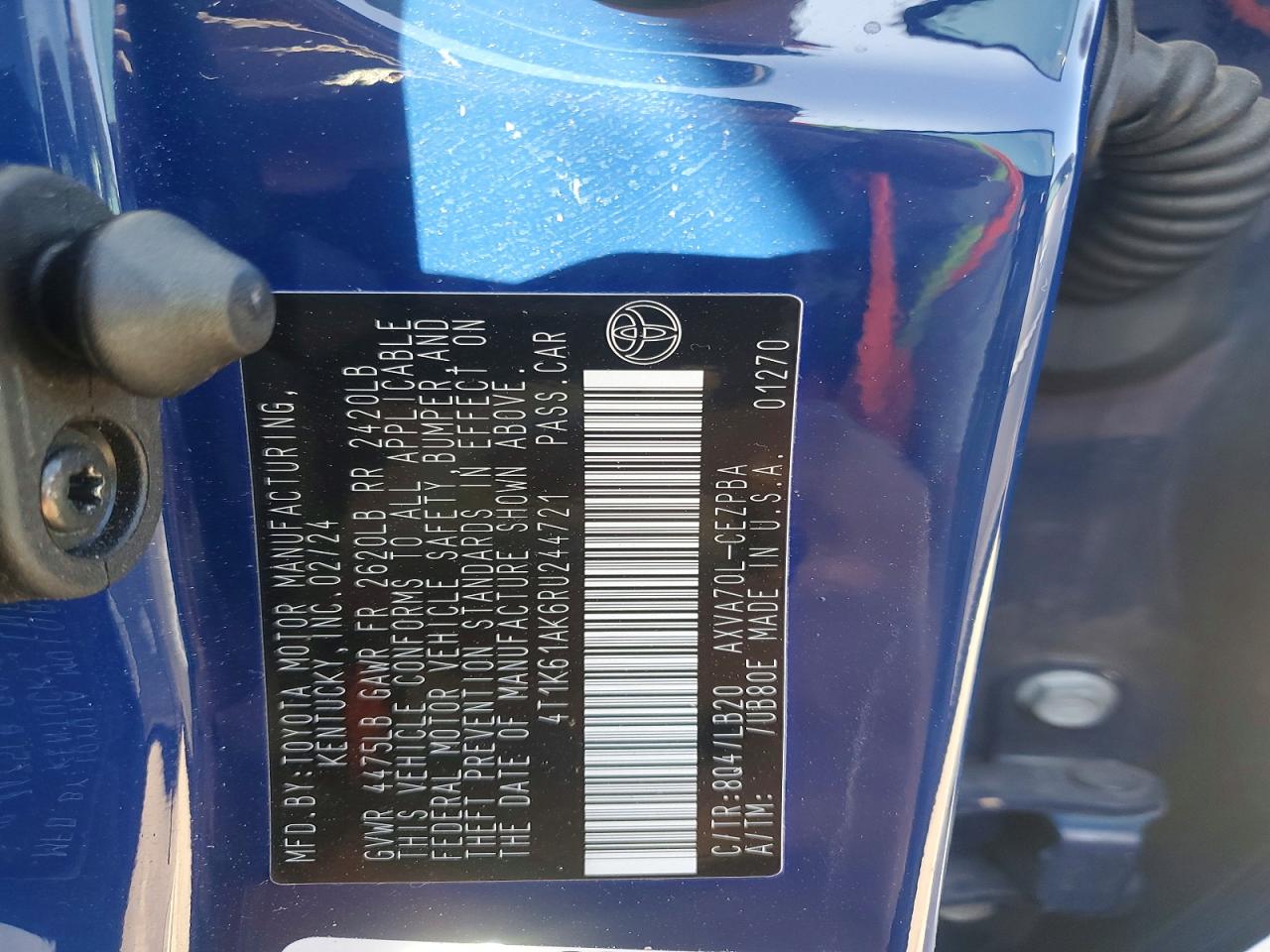 2024 TOYOTA CAMRY XSE photo 37