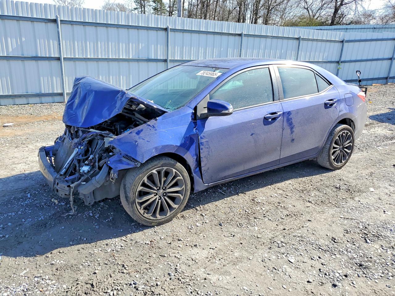 2016 TOYOTA COROLLA