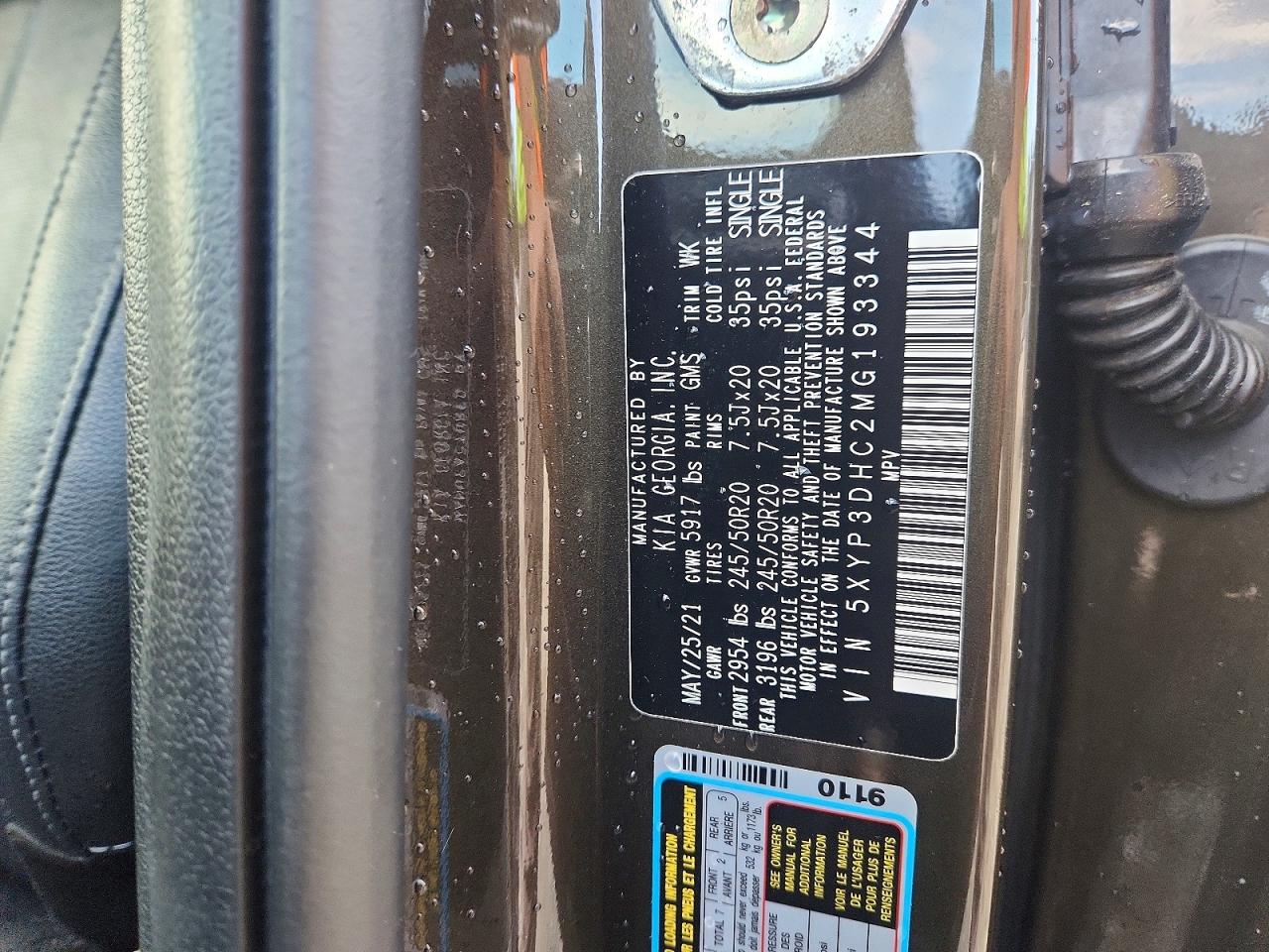 2021 KIA TELLURIDE EX photo 12