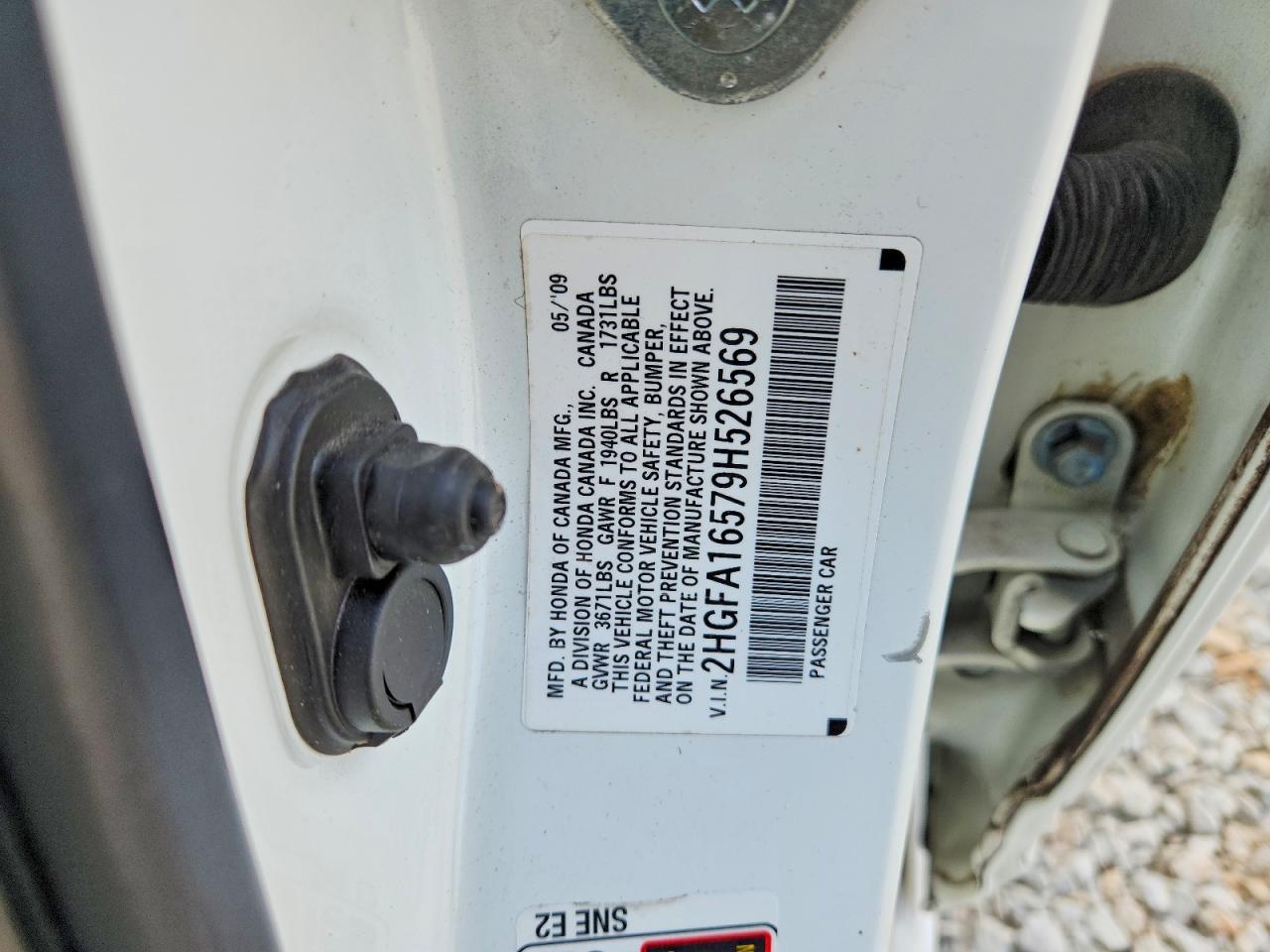 2009 HONDA CIVIC LX photo 12