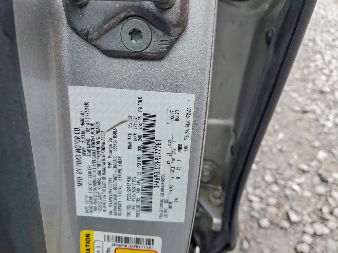 2015 FORD FUSION SE HYBRID photo 34