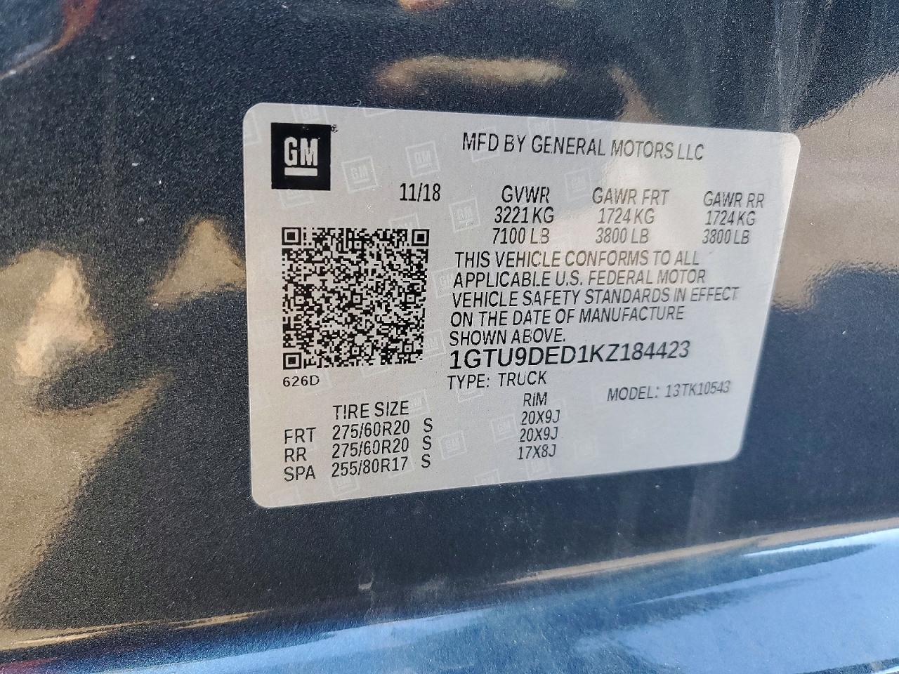 2019 GMC SIERRA K1500 SLT photo 23