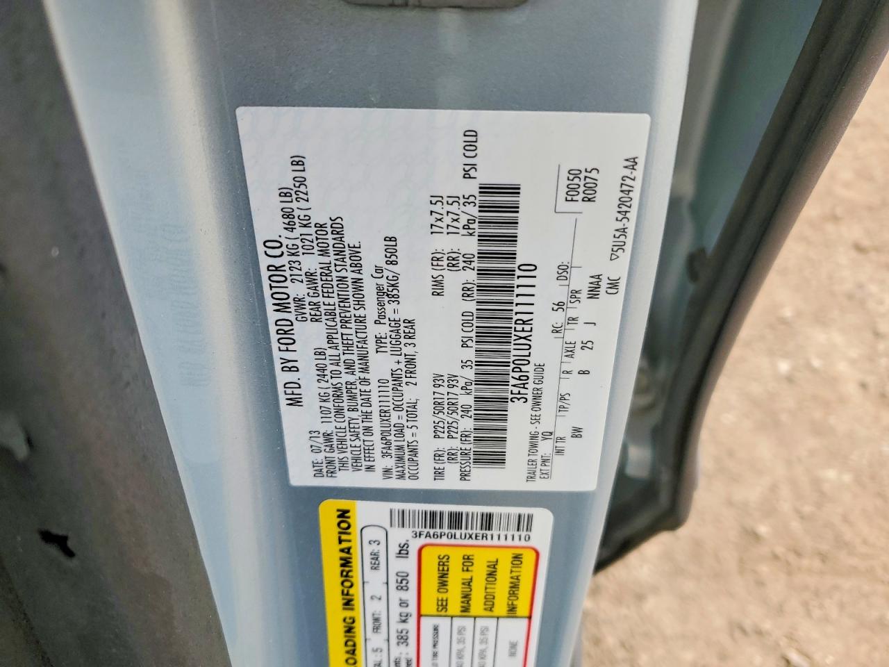 2014 FORD FUSION SE HYBRID photo 12