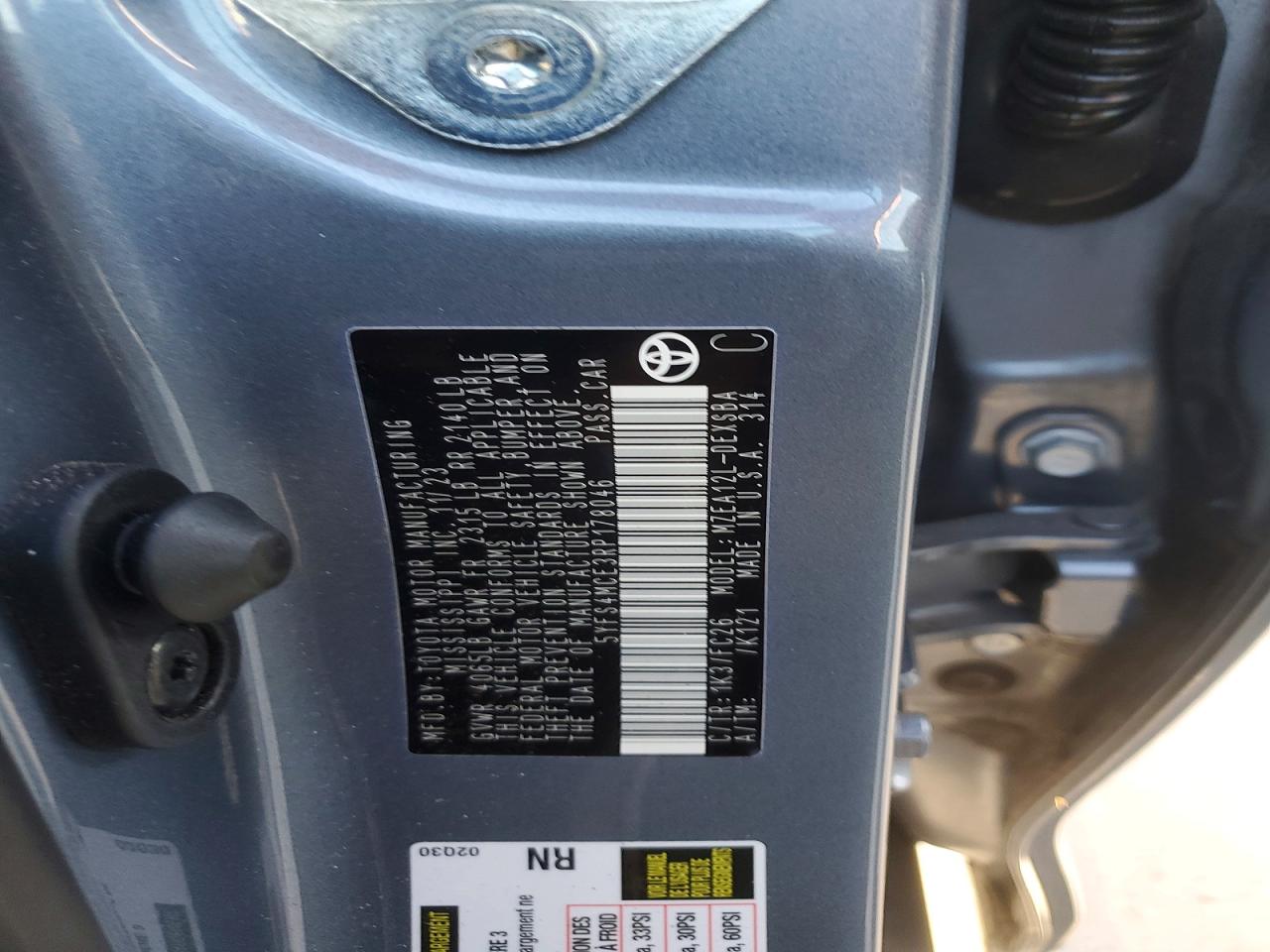 2024 TOYOTA COROLLA SE photo 12