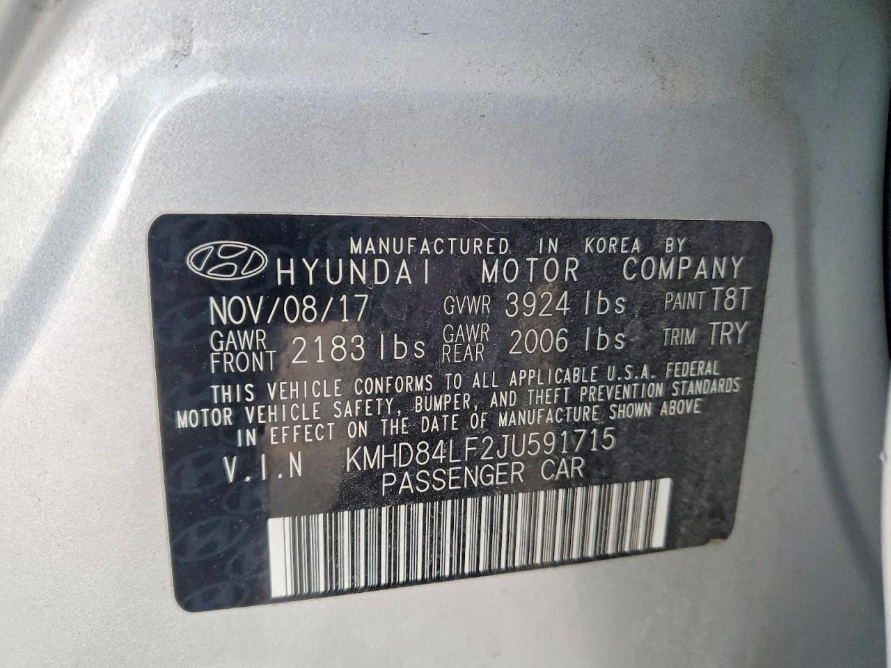 2018 HYUNDAI ELANTRA VALUE EDITION photo 23
