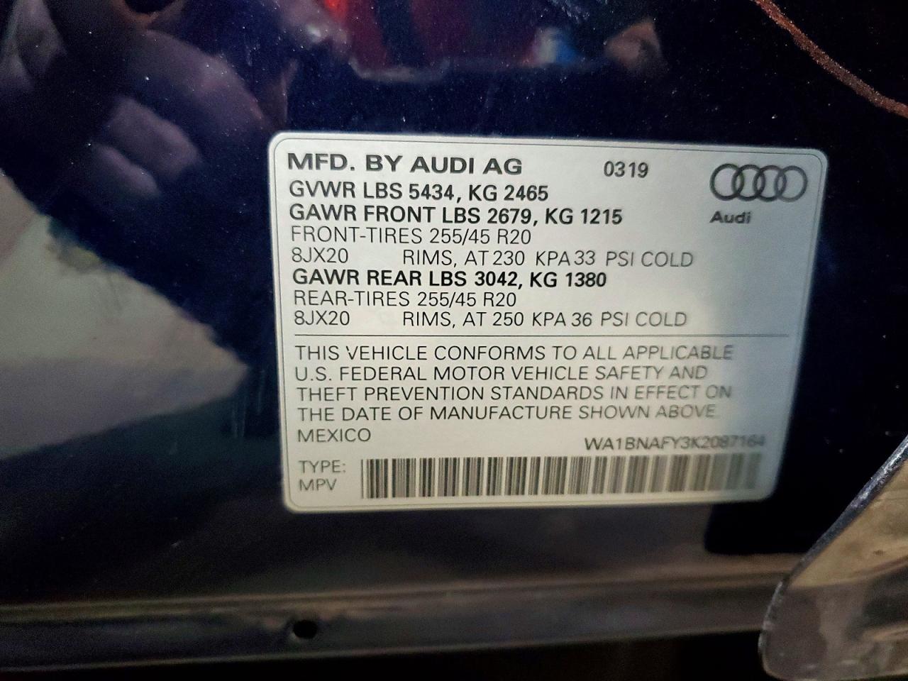 2019 AUDI Q5 PREMIUM PLUS photo 14