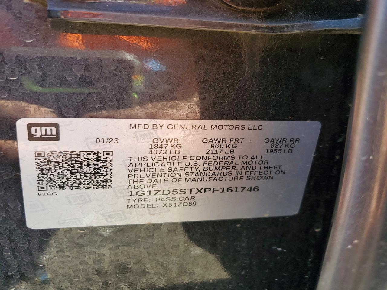 2023 CHEVROLET MALIBU LT photo 13