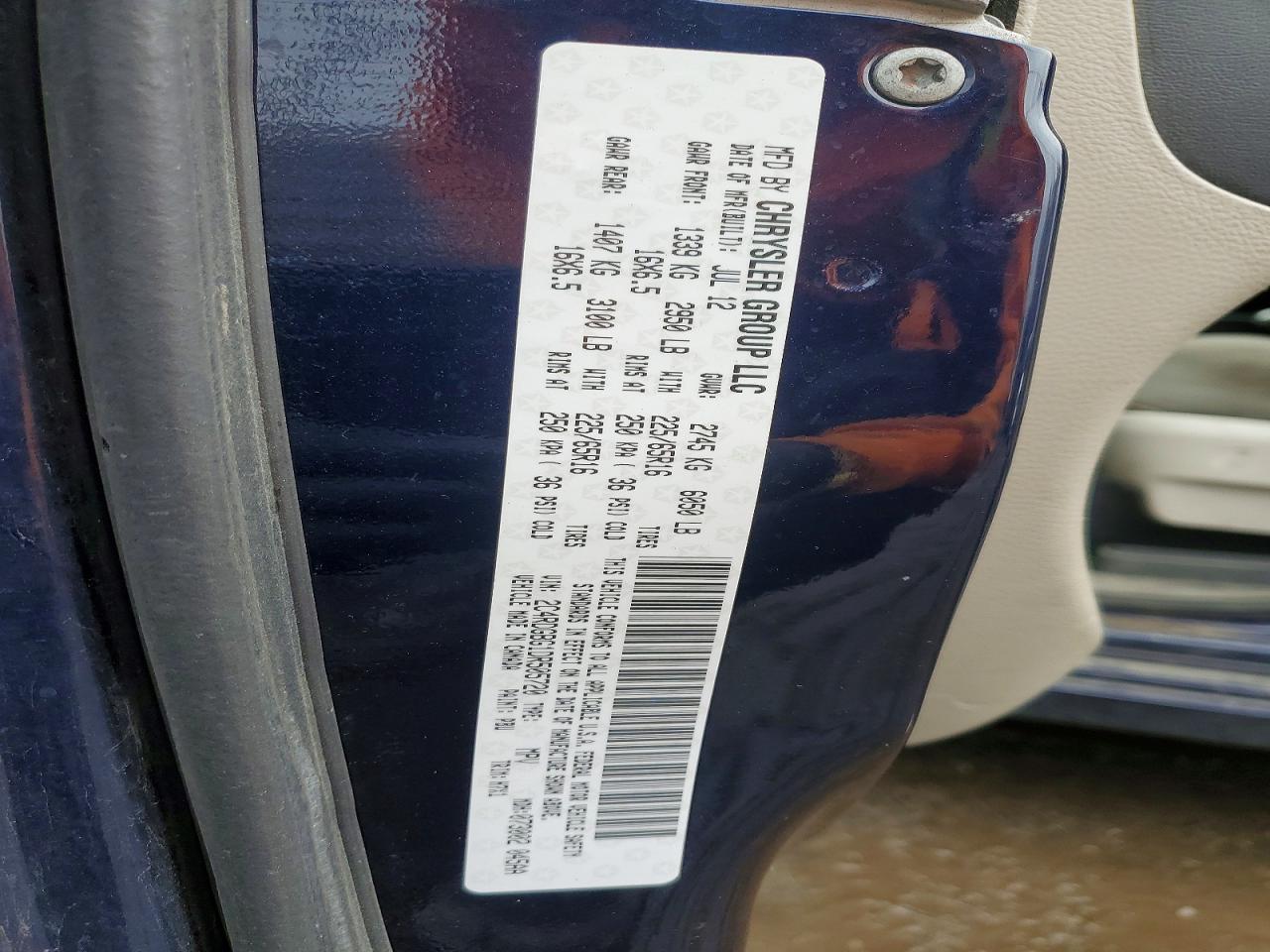 2013 DODGE GRAND CARAVAN SE photo 37