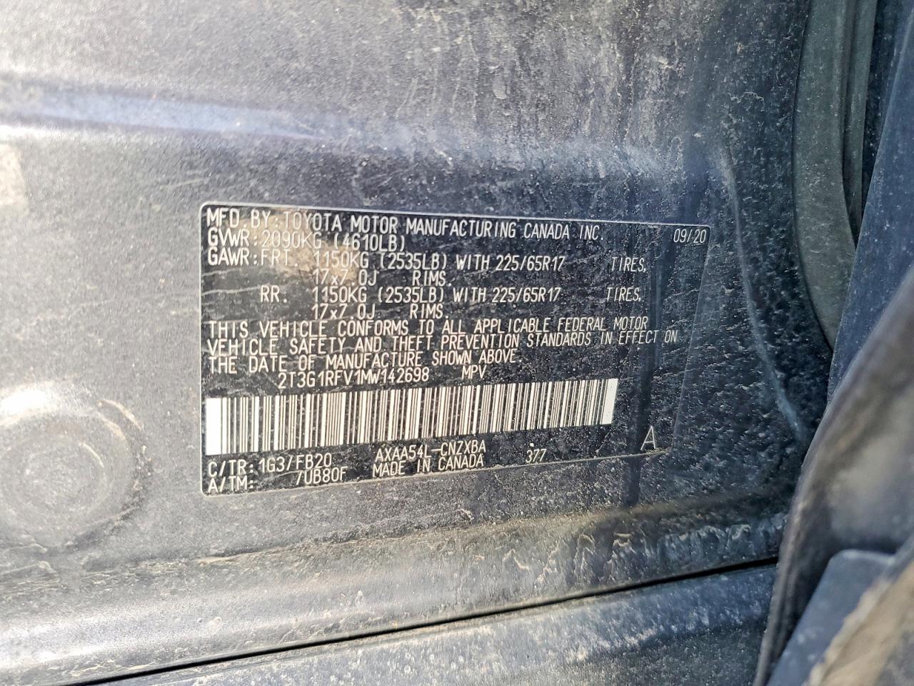 2021 TOYOTA RAV4 LE photo 37
